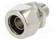 Straight terminal connector; Thread: metric,outside; brass; IP68 ANAMET EUROPE