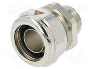 Straight terminal connector; Thread: metric,outside; brass; IP68 ANAMET EUROPE