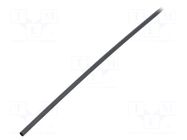 Heat shrink sleeve; glueless; 3: 1; 3mm; L: 1.2m; black; polyolefine TE Connectivity