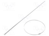 Cable tie; L: 362mm; W: 4.6mm; stainless steel AISI 304; 890N PANDUIT