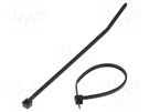 Cable tie; L: 99mm; W: 2.5mm; polyamide; 80N; black; Ømax: 22mm PANDUIT