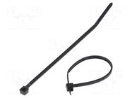 Cable tie; L: 99mm; W: 2.5mm; black; polyamide; 80N; Ømax: 22mm PANDUIT