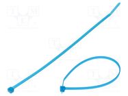 Cable tie; L: 203mm; W: 3.4mm; TEFZEL; 133N; light-blue; Ømax: 51mm PANDUIT