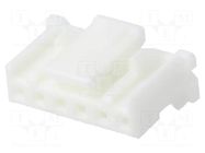 Connector: wire-board; plug; female; PIN: 6; PA; 3A; for cable; 2mm JST
