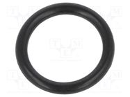 O-ring gasket; NBR rubber; Thk: 1.5mm; Øint: 9mm; black; -30÷100°C ORING USZCZELNIENIA TECHNICZNE