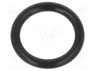 O-ring gasket; NBR rubber; Thk: 1.5mm; Øint: 8mm; black; -30÷100°C ORING USZCZELNIENIA TECHNICZNE