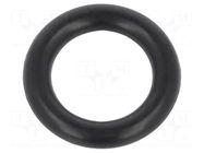 O-ring gasket; NBR caoutchouc; Thk: 2mm; Øint: 7mm; black ORING USZCZELNIENIA TECHNICZNE