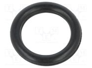 O-ring gasket; NBR rubber; Thk: 1.5mm; Øint: 7mm; black; -30÷100°C ORING USZCZELNIENIA TECHNICZNE