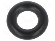 O-ring gasket; NBR caoutchouc; Thk: 3mm; Øint: 6mm; black ORING USZCZELNIENIA TECHNICZNE