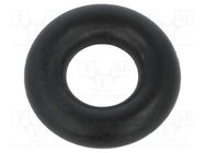 O-ring gasket; NBR rubber; Thk: 3.5mm; Øint: 6mm; black; -30÷100°C ORING USZCZELNIENIA TECHNICZNE