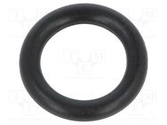 O-ring gasket; NBR rubber; Thk: 1.5mm; Øint: 6mm; black; -30÷100°C ORING USZCZELNIENIA TECHNICZNE