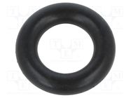 O-ring gasket; NBR rubber; Thk: 2mm; Øint: 5mm; black; -30÷100°C ORING USZCZELNIENIA TECHNICZNE