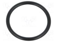 O-ring gasket; NBR rubber; Thk: 2.5mm; Øint: 25mm; black; -30÷100°C ORING USZCZELNIENIA TECHNICZNE