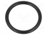 O-ring gasket; NBR rubber; Thk: 3mm; Øint: 24mm; black; -30÷100°C ORING USZCZELNIENIA TECHNICZNE