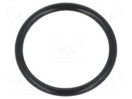 O-ring gasket; NBR caoutchouc; Thk: 2mm; Øint: 20mm; black ORING USZCZELNIENIA TECHNICZNE