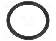 O-ring gasket; NBR rubber; Thk: 2mm; Øint: 18mm; black; -30÷100°C ORING USZCZELNIENIA TECHNICZNE