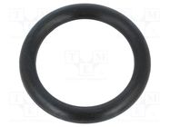 O-ring gasket; NBR rubber; Thk: 3mm; Øint: 17mm; black; -30÷100°C ORING USZCZELNIENIA TECHNICZNE