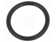 O-ring gasket; NBR rubber; Thk: 2mm; Øint: 15mm; black; -30÷100°C ORING USZCZELNIENIA TECHNICZNE
