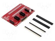 Adapter; Curiosity Nano; Add-on connectors: 4; prototype board MICROCHIP TECHNOLOGY