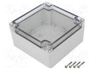 Enclosure: multipurpose; X: 120mm; Y: 120mm; Z: 60mm; ZP; ABS; IK07 KRADEX