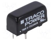 Converter: DC/DC; 3W; Uin: 43÷160VDC; Uout: 15VDC; Uout2: -15VDC TRACO POWER