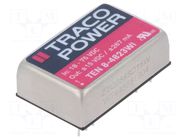 Converter: DC/DC; 8W; Uin: 18÷75VDC; Uout: 15VDC; Uout2: -15VDC; THT TRACO POWER