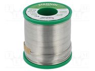 Tin; lead free; Sn95,5Ag3,8Cu0,7; 1.5mm; 1kg; reel; 217°C; HF32 STANNOL