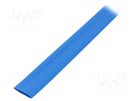Heat shrink sleeve; glueless,flexible; 2: 1; 12.7mm; L: 10m; blue TE Connectivity