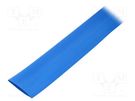Heat shrink sleeve; glueless,flexible; 2: 1; 25.4mm; L: 10m; blue TE Connectivity