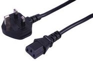 LEAD UK PLUG TO IEC C13 BLACK 0.75M