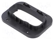 Mounting adapter; LEAVYSEAL,x-1718324-1; PIN: 39,62(6+56); black TE Connectivity