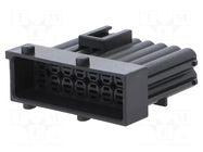 Connector: automotive; plug; male; JPT; for cable; PIN: 16; black TE Connectivity