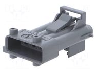 Connector: automotive; plug; male; JPT; PIN: 4; for cable; grey TE Connectivity