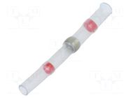 Tip: solder sleeve; insulated; 0.8÷2mm2; soldering; for cable; red TE Connectivity