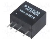 Converter: DC/DC; 3W; Uin: 4.5÷13.2V; Uout: 3.3VDC; Iout: 700mA; SIP TRACO POWER