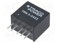 Converter: DC/DC; 3W; Uin: 18÷36V; Uout: 12VDC; Uout2: -12VDC; SIP TRACO POWER