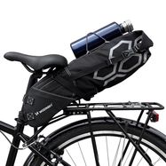 Wozinsky spacious bicycle saddle bag saddle bag large 12l black (WBB9BK), Wozinsky