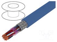 Wire; JE-LiYCY; 16x2x0.5mm2; PVC; light blue; 1kV,2kV; CPR: Eca LAPP
