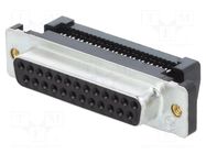 connector 25 POS HDF RCPT, MS, LEAD FREE TE Connectivity