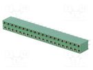 Socket; pin strips; HV-100; female; PIN: 40; straight; 2.54mm; THT TE Connectivity