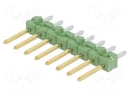 Connector: pin strips; pin header; male; PIN: 8; AMPMODU MOD II TE Connectivity