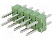 Connector: pin strips; pin header; male; PIN: 10; AMPMODU MOD II TE Connectivity