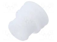 Gasket for wire; white; Øcable: 2.2÷3mm; MCP 6.3/4.8K,SPT TE Connectivity