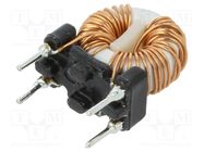 Inductor: wire; THT; 1mH; 900mA; 150mΩ; 230VAC; 4.5x10mm; -20÷50% FERYSTER