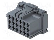 Connector: automotive; MCP 2.8; female; plug; for cable; PIN: 18 TE Connectivity