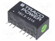 Converter: DC/DC; 2W; Uin: 9÷18V; Uout: 24VDC; Iout: 83mA; SIP8; TEC 2 TRACO POWER