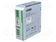 Power supply: switched-mode; 120W; 24VDC; 5A; 85÷264VAC; IP20; 89% PHOENIX CONTACT