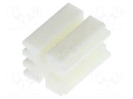 Spacer sleeve; LED; ØLED: 3mm; L: 7mm; natural; UL94V-2; polyamide DREMEC