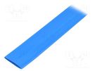 Heat shrink sleeve; glueless,flexible; 2: 1; 19mm; L: 10m; blue TE Connectivity