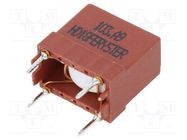 Inductor: wire; THT; 1mH; 900mA; 150mΩ; 230VAC; 7.6x10.1mm; -20÷50% FERYSTER